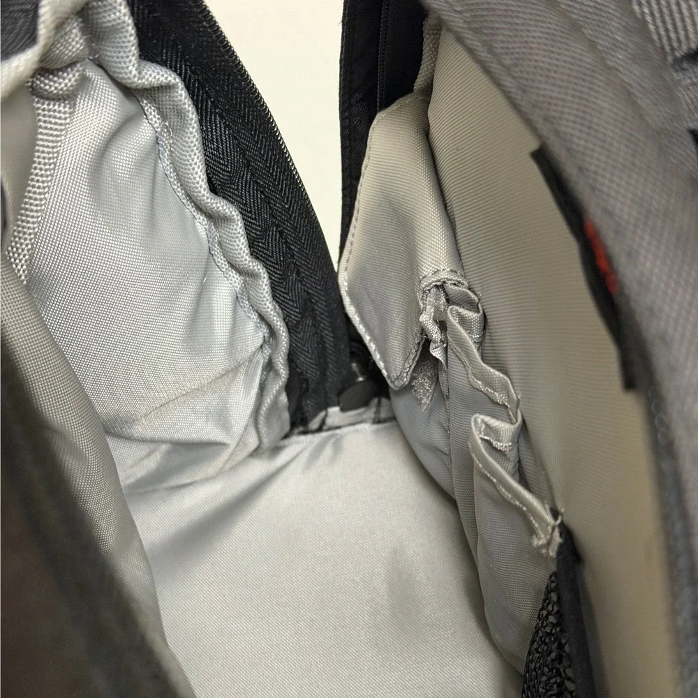 Lowepro Fastpack 100 Camera Backpack OS Red‎ Black Padded Side Access Nylon Bag